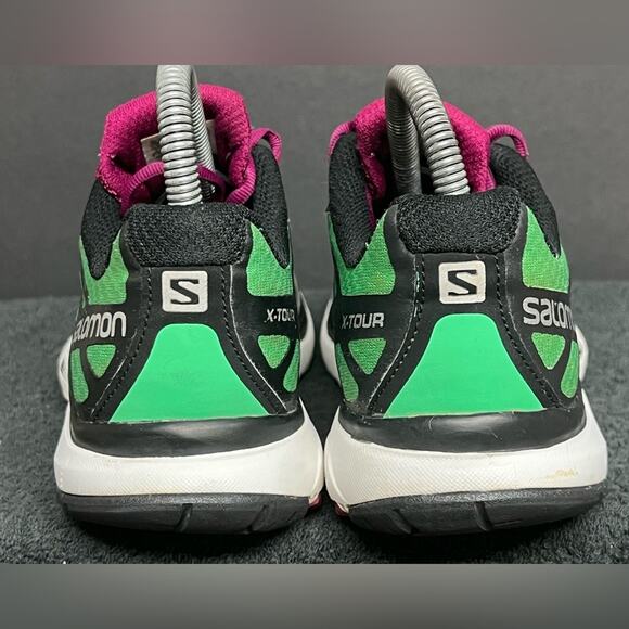 Salomon X Tour City Trail Womens Size 6.5 Green Athletic Running Shoes Sneakers - Picture 6 of 8